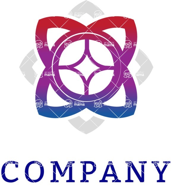 Business Logo Templates - vector graphics in a pack from GraphicMama - Modern Abstract Flower Logo Design for Beauty Company